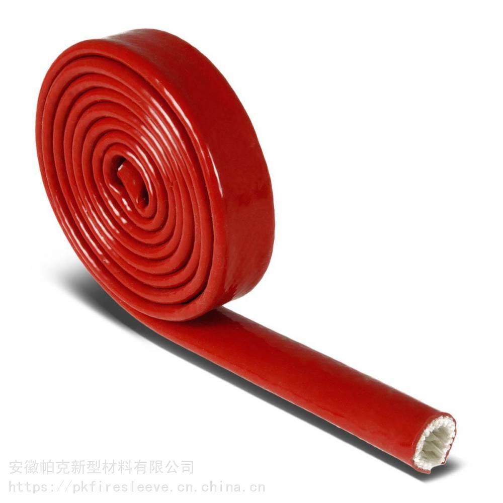 玻纤有机硅胶耐高温电缆耐热套管