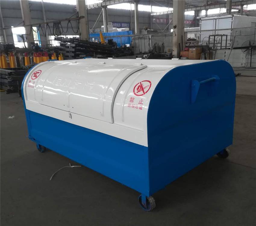 内蒙古钩臂垃圾箱 2方垃圾箱 图片