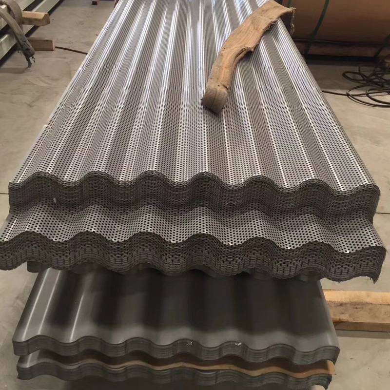 南昌铝镁锰冲孔板厂家900型压型穿孔板装饰吸音板