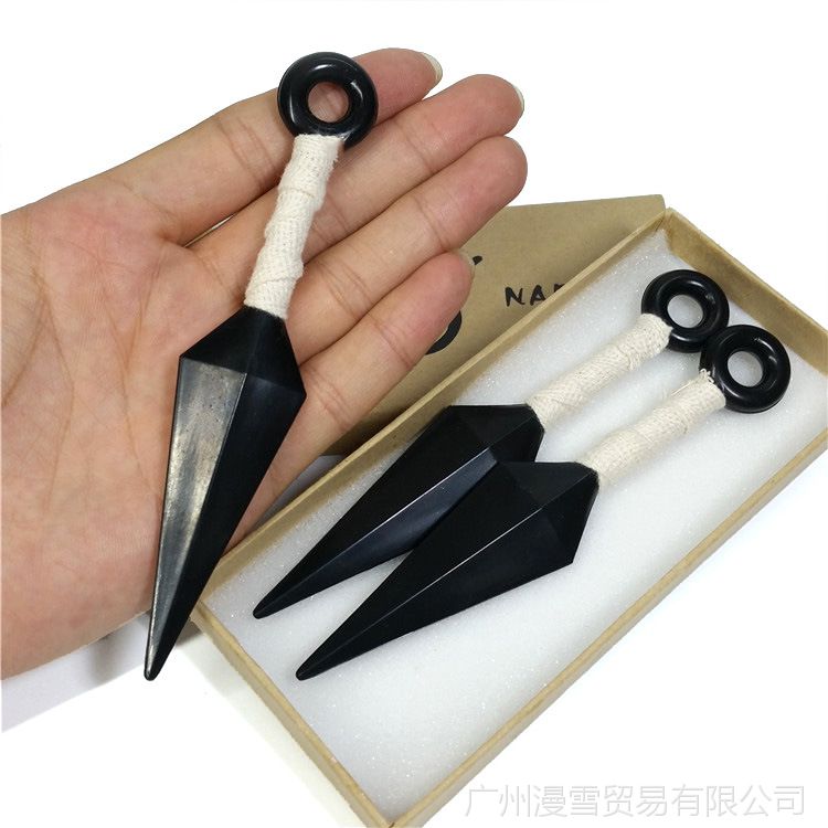 火影忍者白苦無鳴人佐助cos道具動漫周邊塑料手裡劍玩具手辦13cm