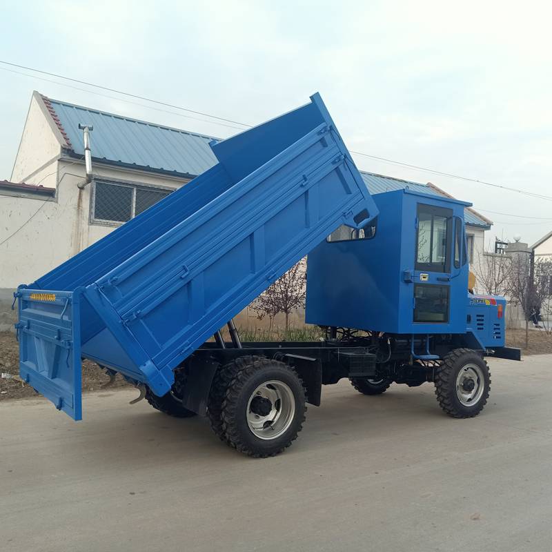 矿山专用四不像翻斗车 小型四驱农用运输车 建筑工地渣土运输车