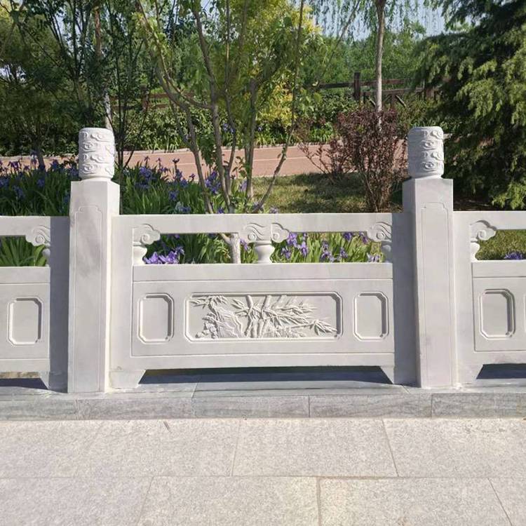 石栏杆雕刻图案-石材栏杆图片-供应江苏汉白玉石雕栏杆
