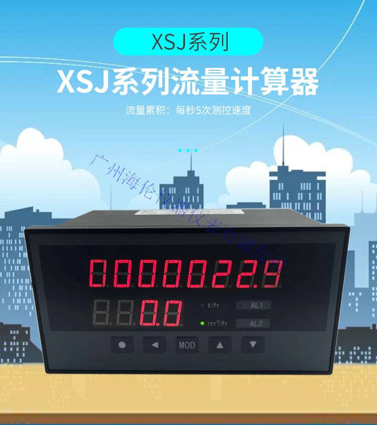 XSJ/AT0A1B2S1DV0L1W1Y1流量积算仪XSJ-AH2IB1S1智能流量积算