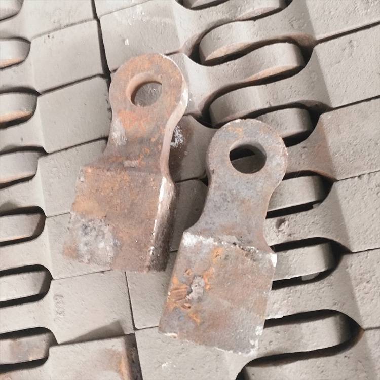 森焊厂家批发耐磨破碎机锤头锻造铸造高锰合金锤头建筑垃圾耐磨铸件