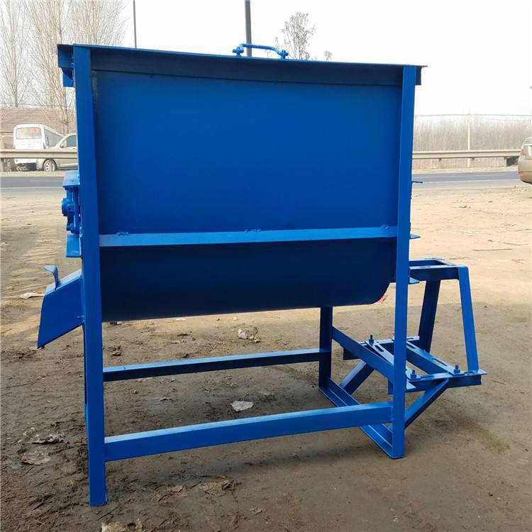 兴宾区牛羊精粗草料搅拌机 卧式双拨齿拌料机