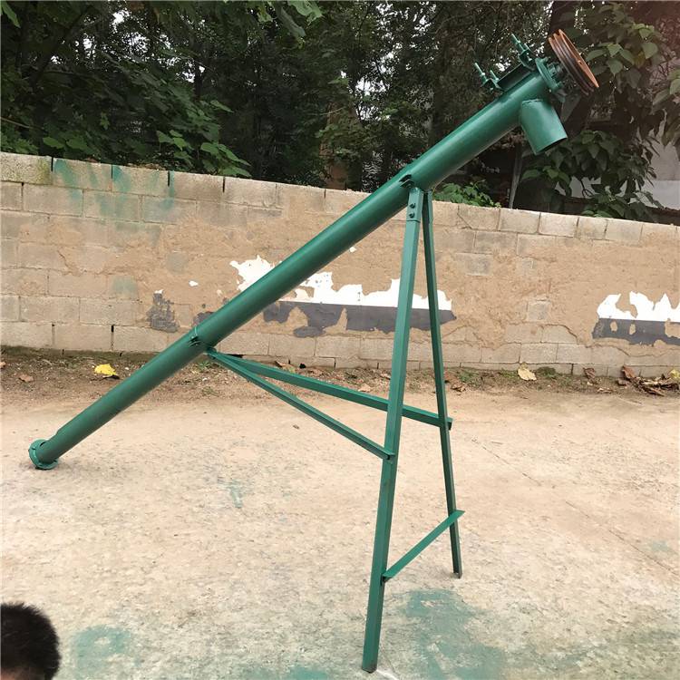 襄阳u型螺旋提升机定制电动不锈钢上料机有轴管式螺旋输送机