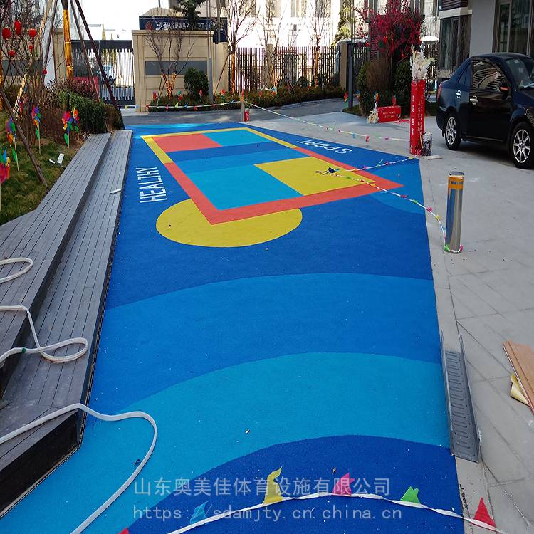 塑胶地板 幼儿园塑胶图案 小区塑胶地面