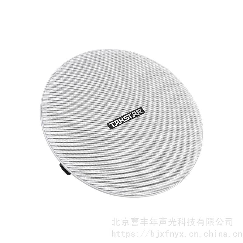 TAKSTAR得胜EBS-630定阻吸顶音箱天花喇叭60W65寸