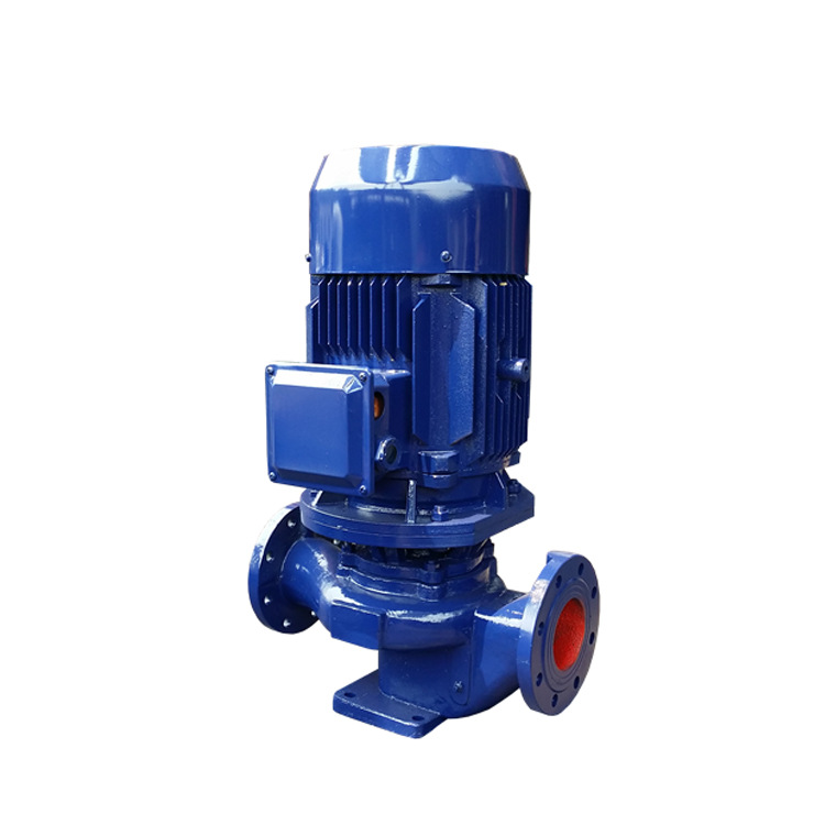 上海盛也ISG150-350立式離心泵清水泵110KW單級管道泵IRG熱水泵不銹鋼材質(zhì)加壓