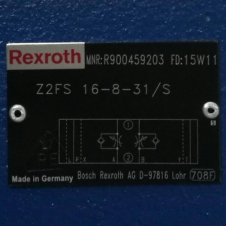 Rexroth/R900459203Z2FS16-8-3X/S/单向节流阀