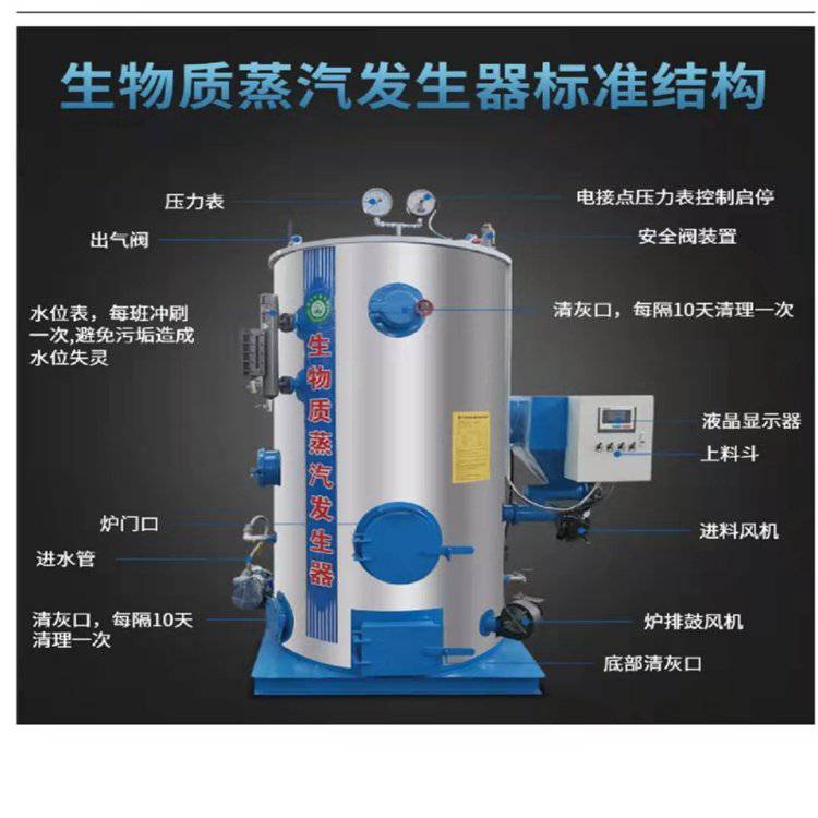 燃油燃气生物质蒸汽锅炉全自动蒸汽发生器