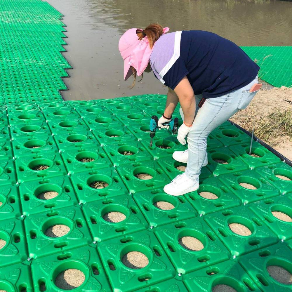 宿迁市湖面种植浮岛净化水体原理人工生态浮岛