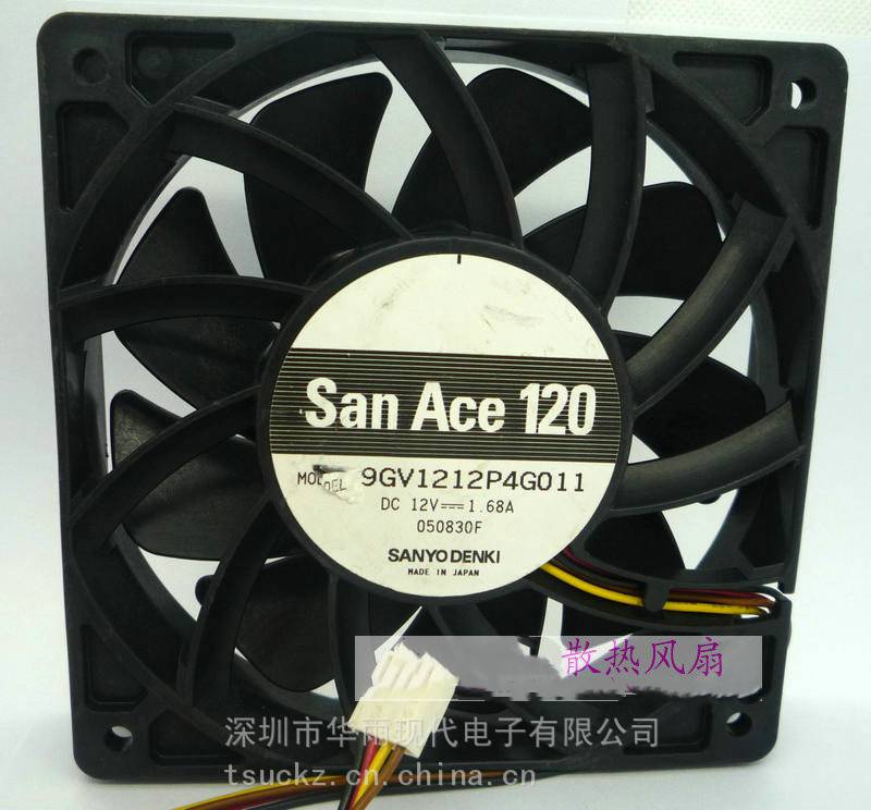 9GV1212P4G011DC12V168a超大风量散热风扇Sanyo/三洋