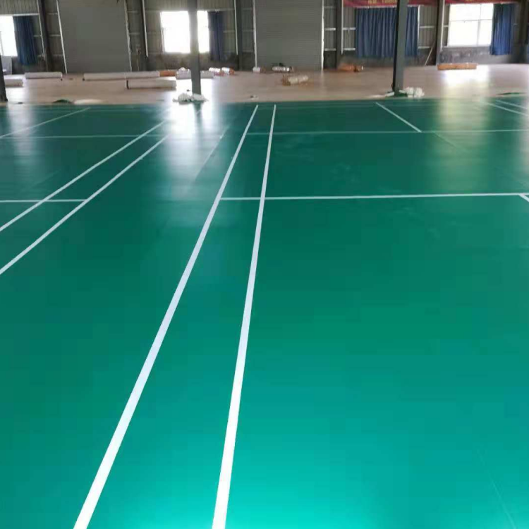 工厂直供PVC塑胶地板/欧宝瑞羽毛球地板/沙地纹pvc运动地胶