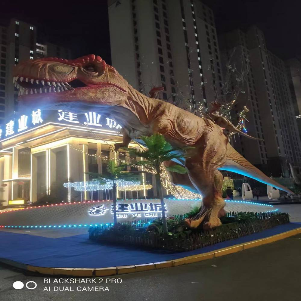 商場(chǎng)戶外展覽展示道具出租 大型仿真電動(dòng)恐龍展設(shè)備租賃
