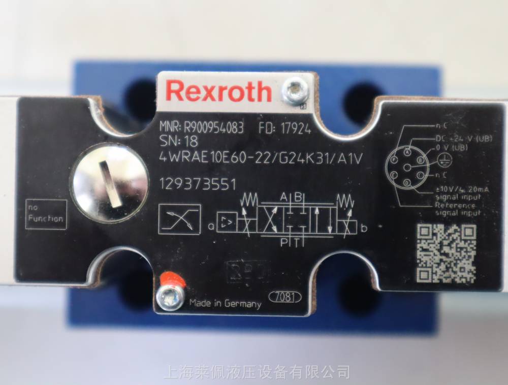 供应R9009540834WRAE10E60-22/G24K31/A1V比例阀REXROT