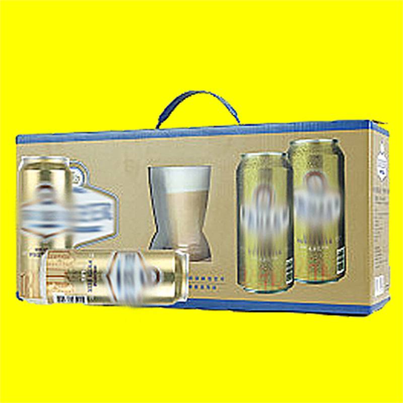 郑州定制啤酒包装盒提手纸箱定做设计红酒包装礼品盒加工厂