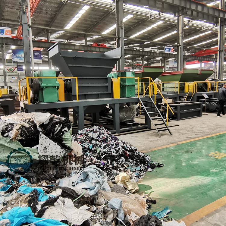 废料铁疙瘩撕碎机 铸造刀盘撕碎废金属设备 日产100吨设备