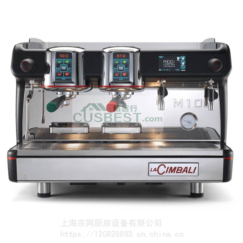 商用进口咖啡机意大利LACIMBALIM100i双头商用半自动咖啡机