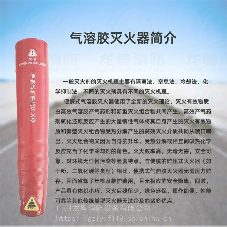 S型气溶胶灭火器便携式车载家里两用灭火器