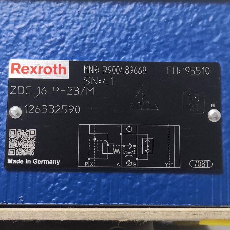 Rexroth//压力补偿器//R900489668ZDC16P-23/M
