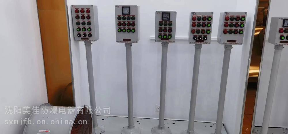 工程塑料按钮箱 多种类型接线端子 立式防爆操作柱 防爆防腐