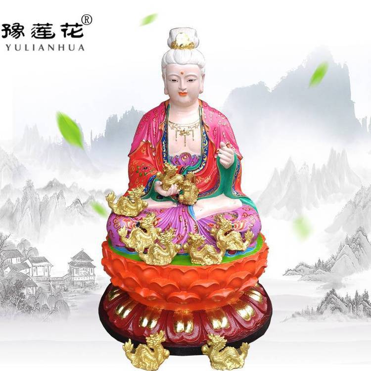 龙王爷雕像定做龙王庙供奉龙王母子神像树脂雕塑五海龙王神像