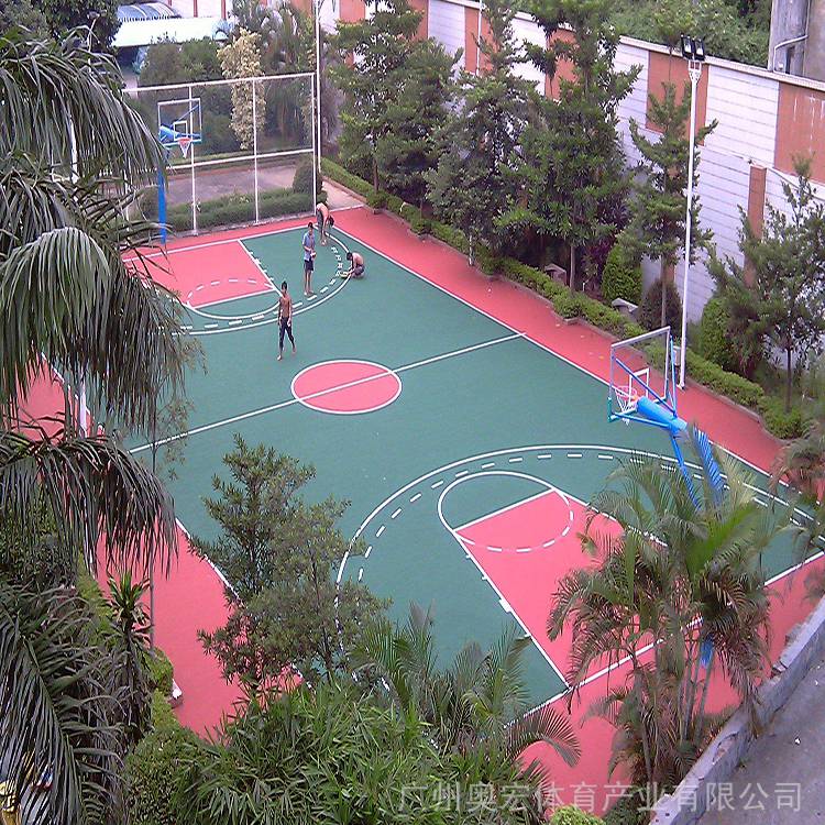 硅pu篮球场篮球场做法，做篮球场，沈阳塑胶篮球场