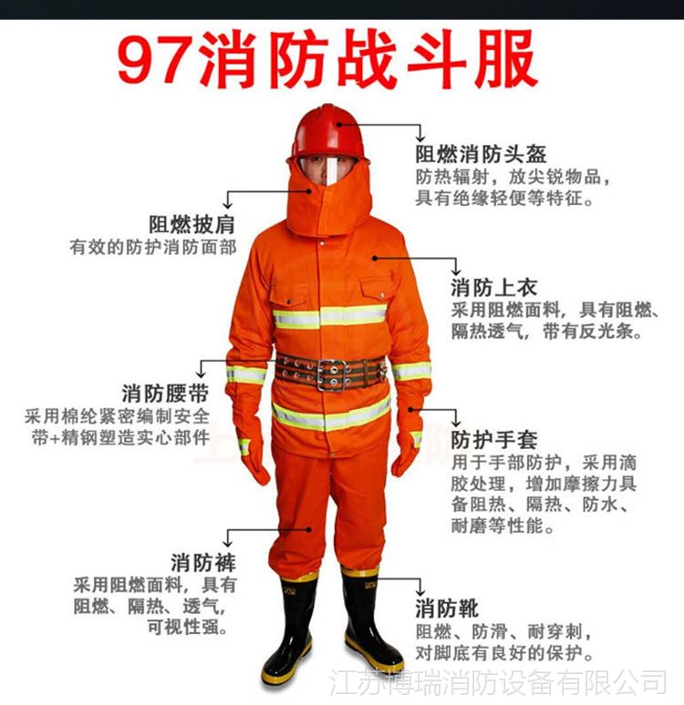 消防隔热服性能参数图片