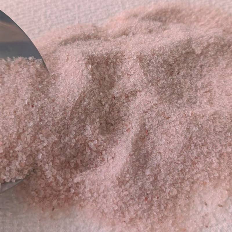 厂家销售喜马拉雅水晶玫瑰盐 玫瑰盐沙 浴盐 水晶岩颗粒