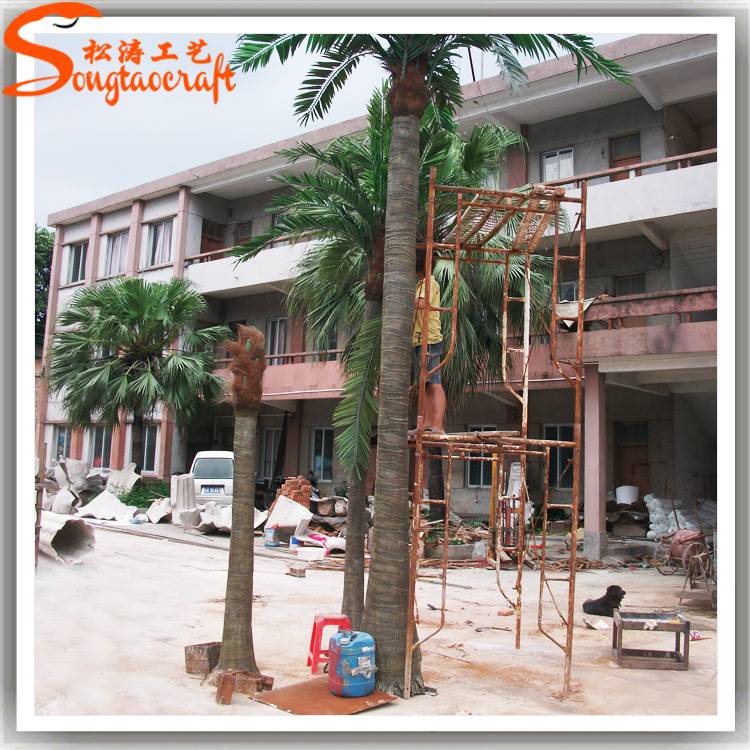 广东仿真树价格假椰子树仿真棕榈树批发人造椰子树定制
