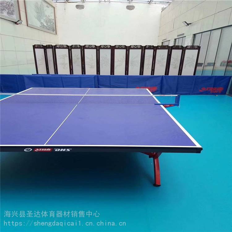 家用标准乒乓球台 带轮室外乒乓球台 室内折叠移动乒乓球台