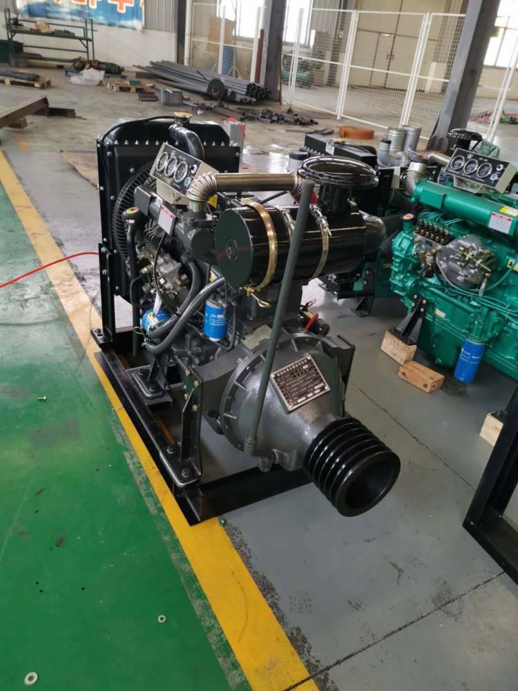 潍坊6126ZP柴油发动机涡轮增压离合器皮带轮破碎机固定动力座机