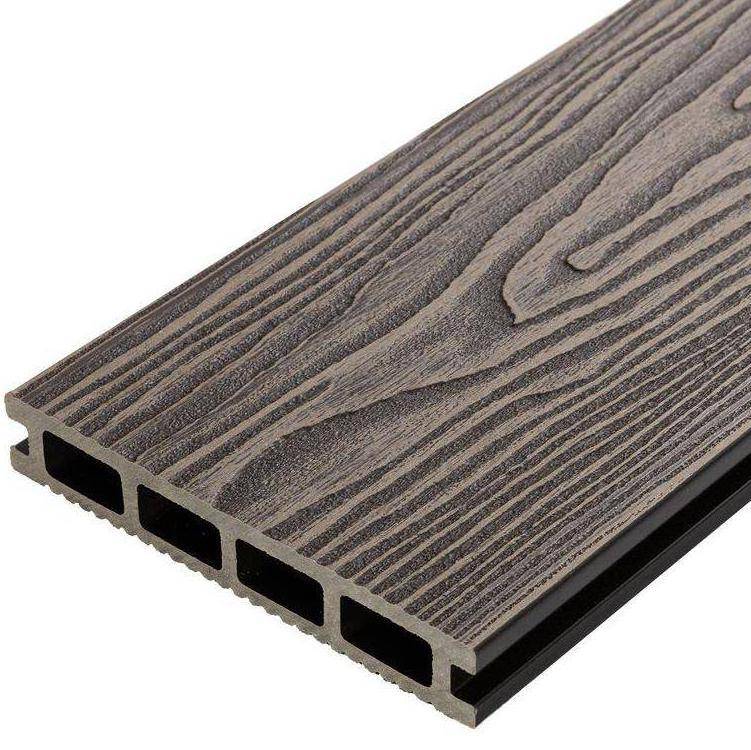 河道公园塑木材料户外木塑板塑木板材室外生态木地板护栏