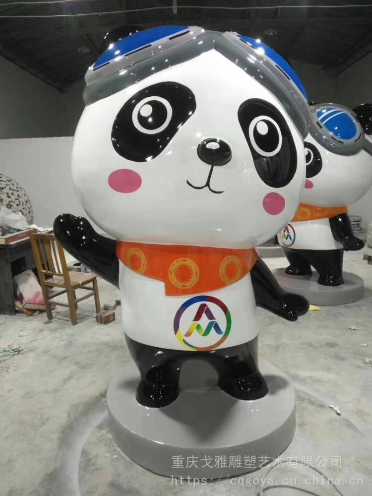 重庆玻璃钢卡通公仔雕塑定制厂家