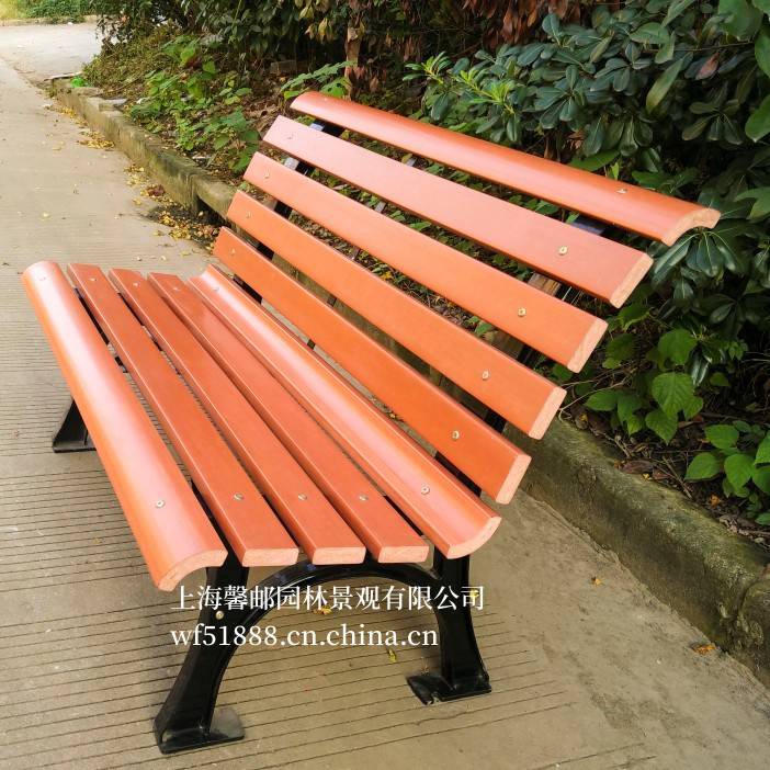 供应铸铁，PVC木塑休闲椅、户外靠背长椅、无扶手休闲广场椅