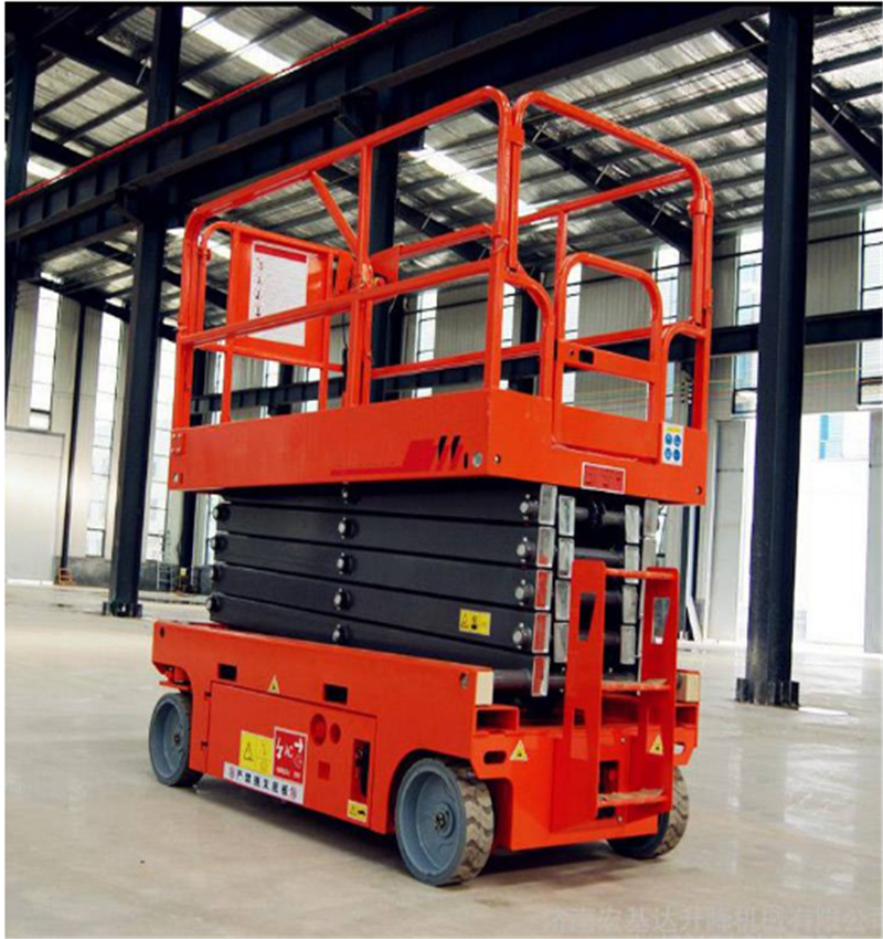 河北衡水直销航天牌全自动剪叉式升降台 12米液压轮登高作业平台 现货