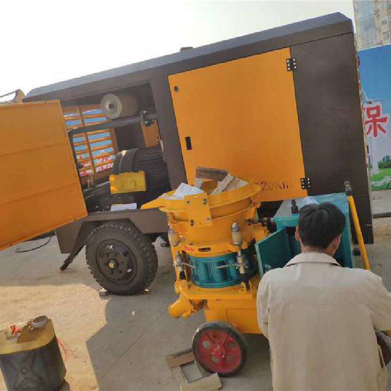 砂浆喷浆机一泵送式湿喷机，广东省坡头区优质服务 