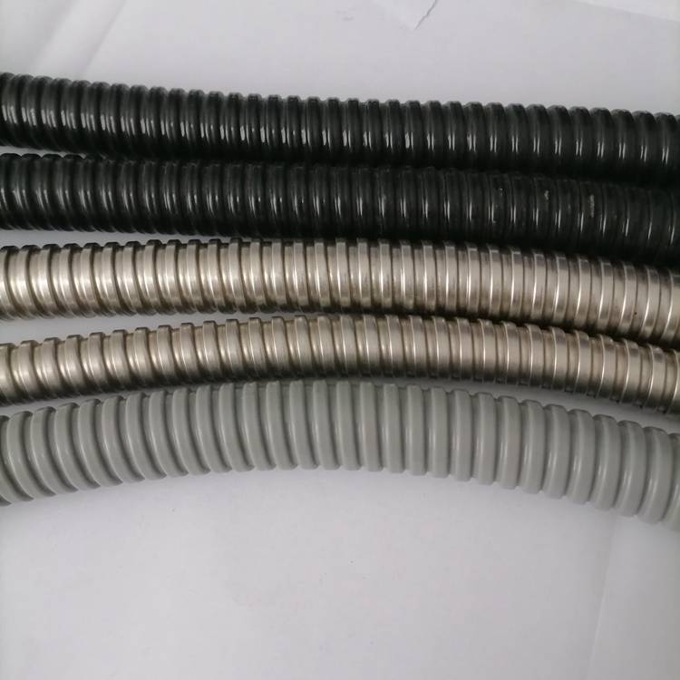机器护线包塑蛇皮管DN20不锈钢包塑金属软管可配连接头