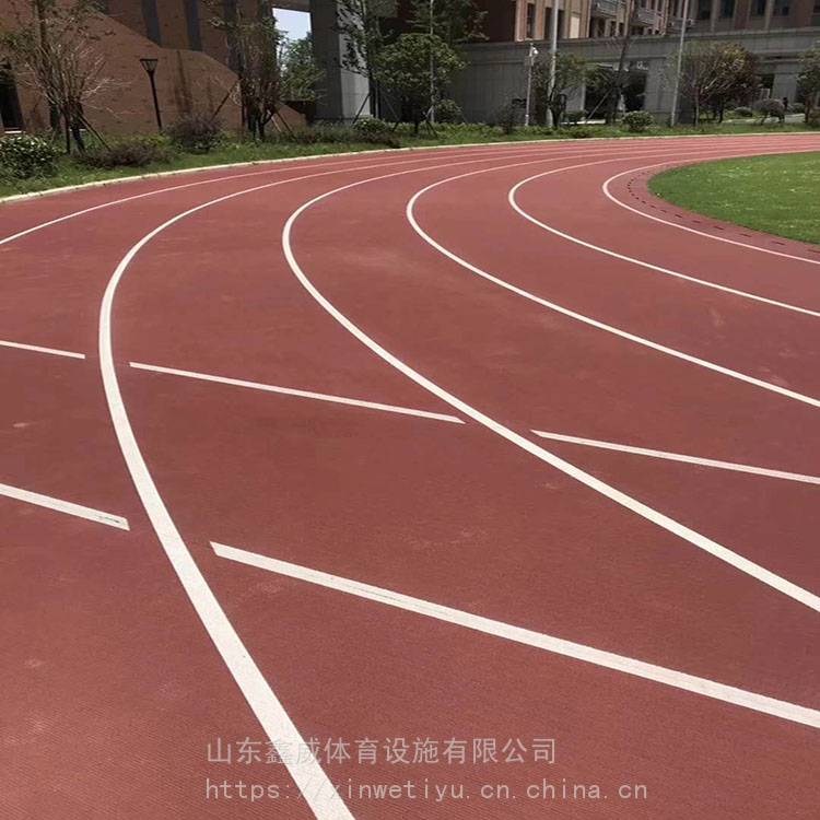 学校塑胶跑道 田径运动塑胶跑道 现货供应