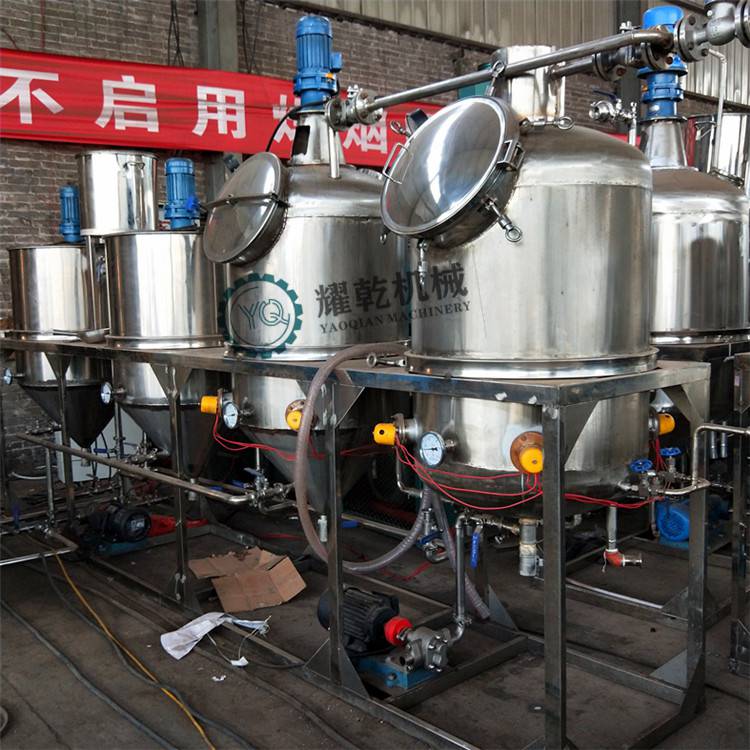 植物油精炼生产线茶籽油精炼灌装线菜籽油压榨精炼设备油脂精炼机