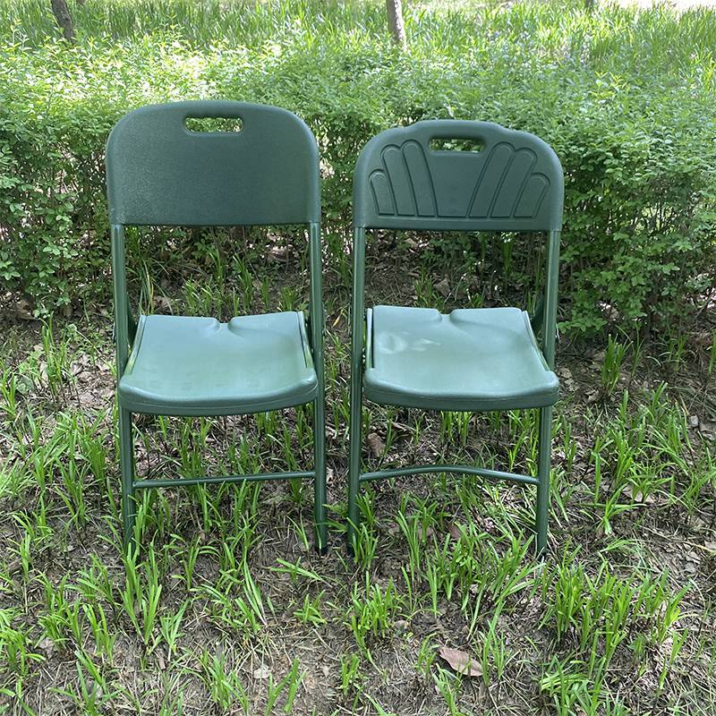 多功能折叠椅户外吹塑折叠椅便携式折叠椅野营折叠椅