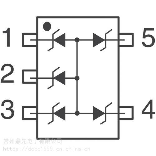 ESDA6V8AV6低结电容DC0505S6用于ESD保护的瞬态电压抑制器SOT-563