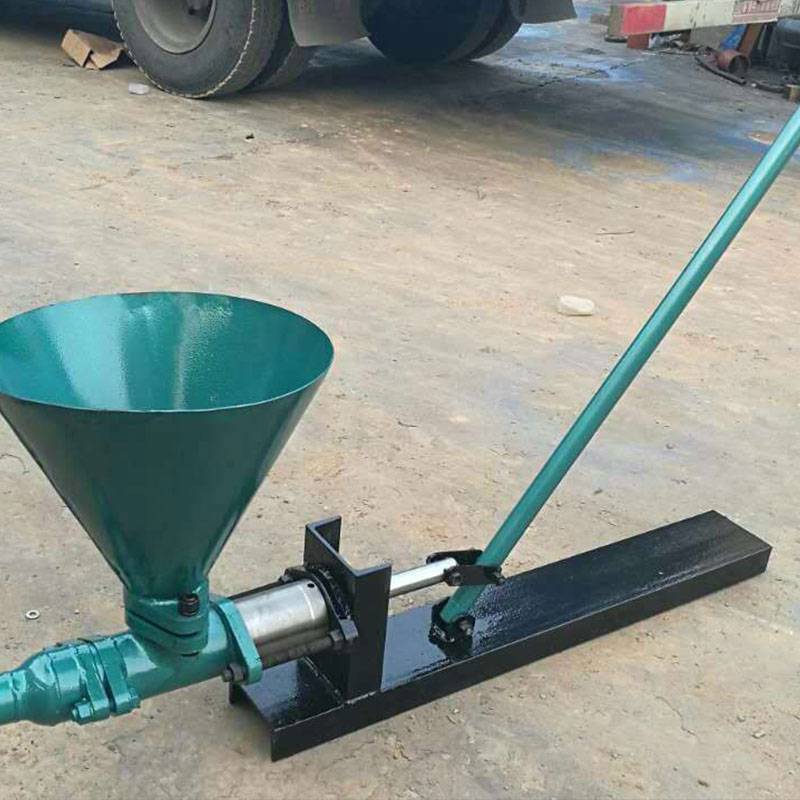 手动注浆机 小型水泥浆灌浆泵 便携式修补缝隙注浆泵