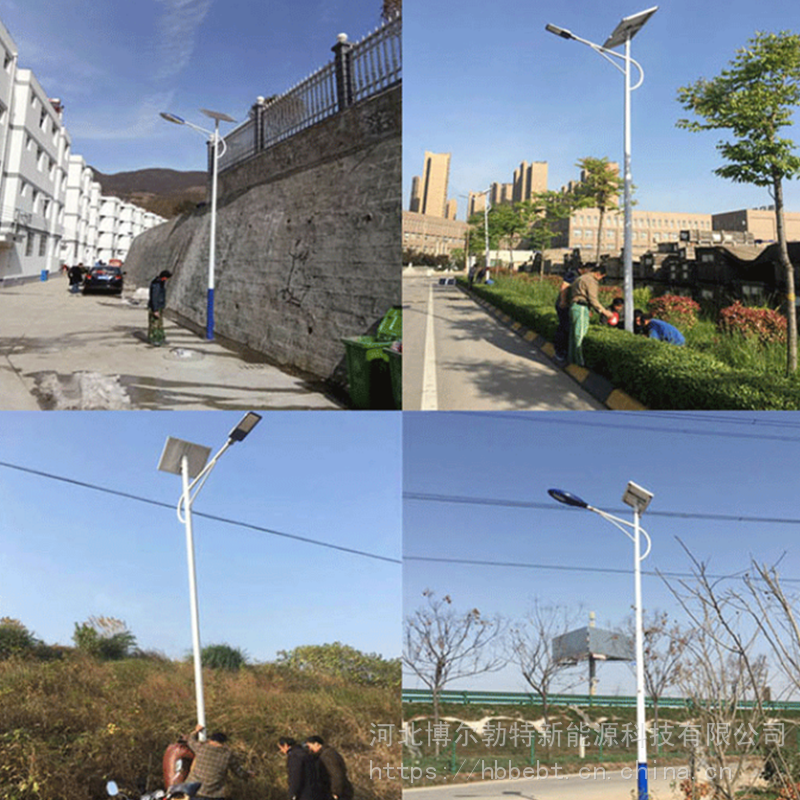 太阳能led路灯河北沧州11米60w新农村建设太阳能路灯
