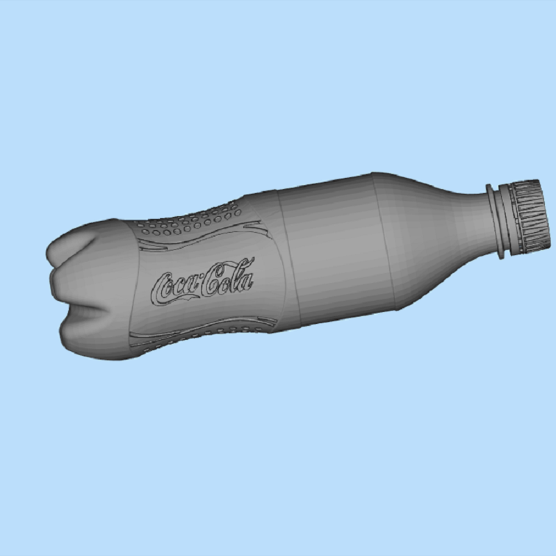 750ml水瓶饮料瓶矿泉水快速打样设计3D工业建模无需开模具