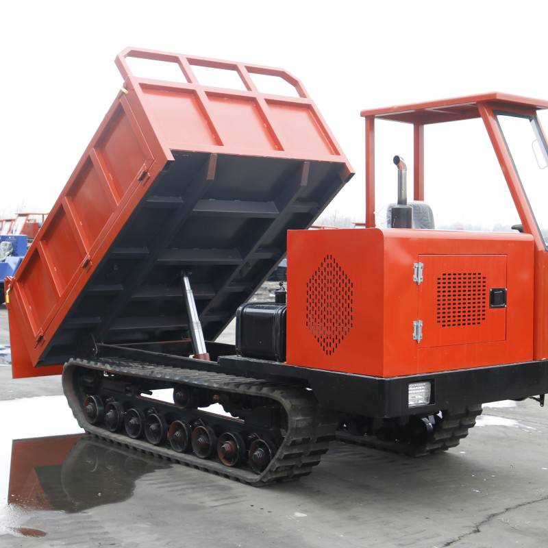 山林拉毛竹履带运输车 工程农用履带式自卸车5吨6吨支持定制
