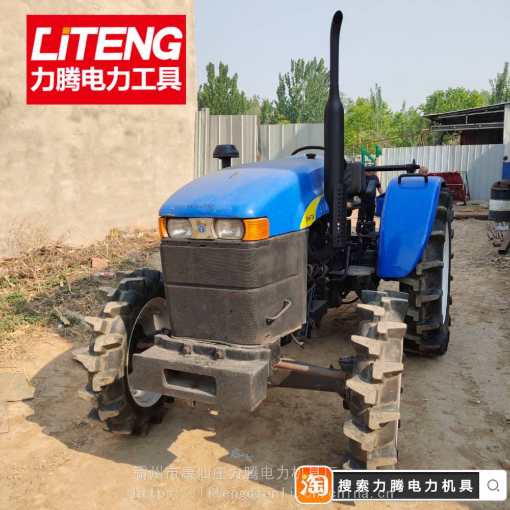 改装大吨位704拖拉机拉线绞磨机754电力放线绞磨车二手904四轮绞磨机价格