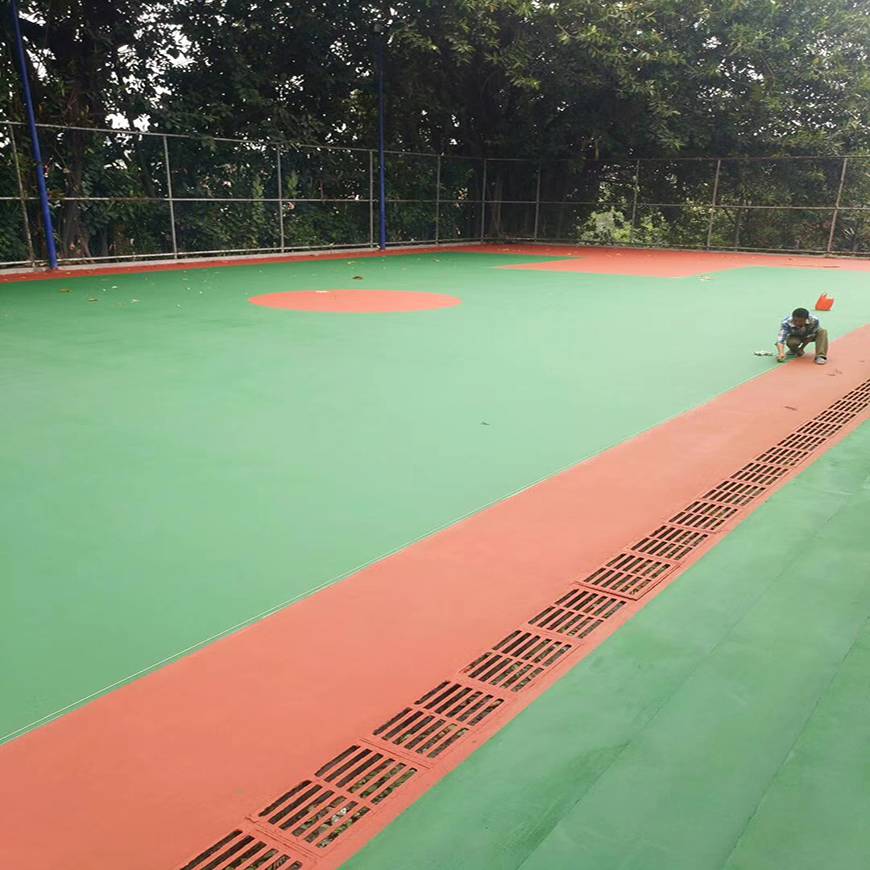 济南塑胶篮球场施工