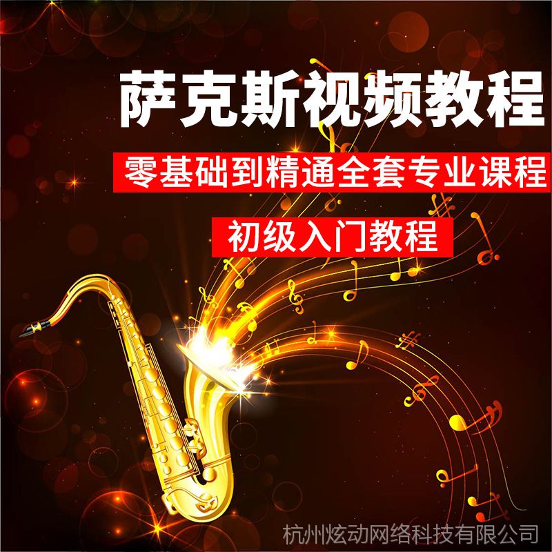 【萨克斯零基础初级自学入门教学视频教程萨克